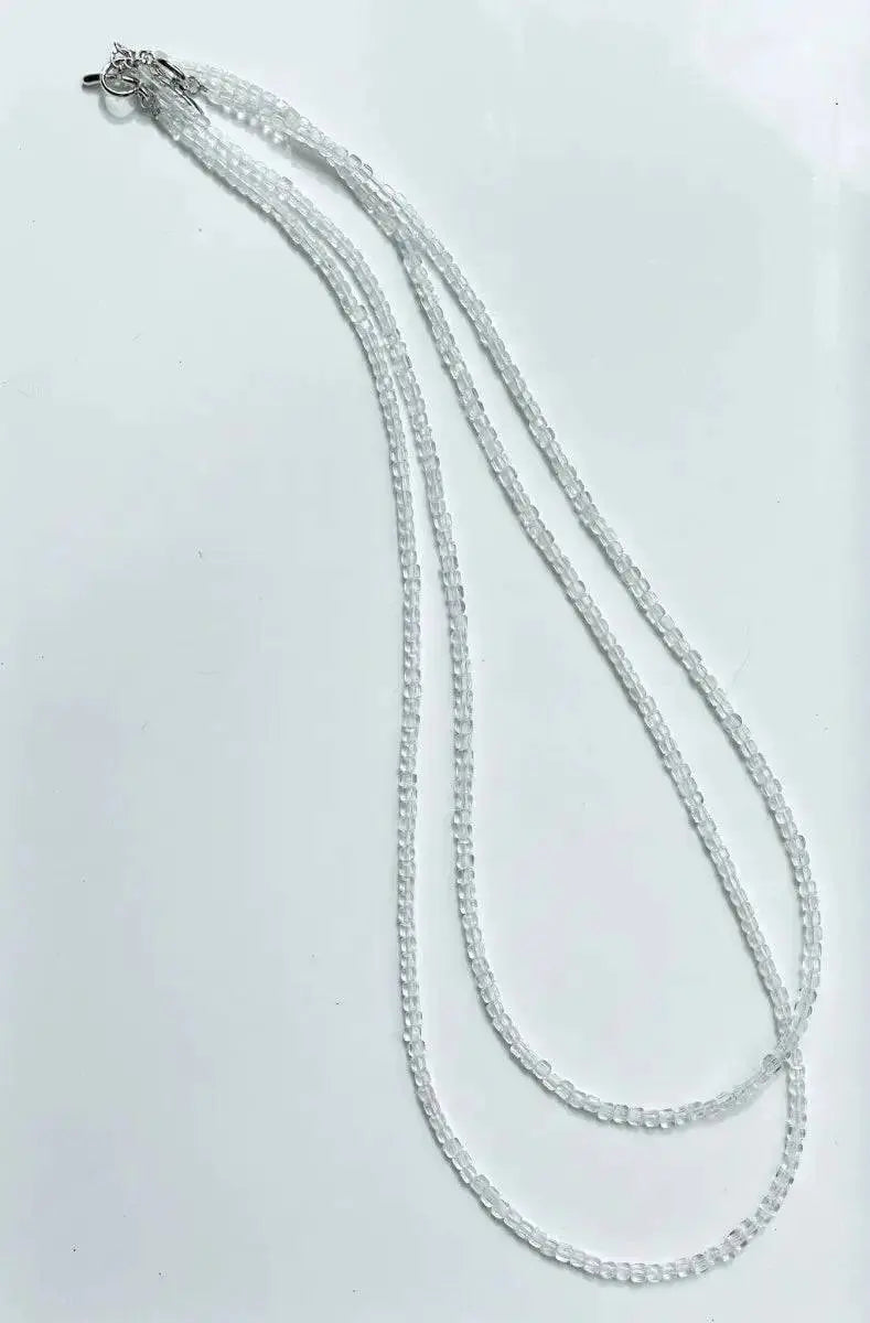 Crystal Clarity – Clear Crystal Necklace